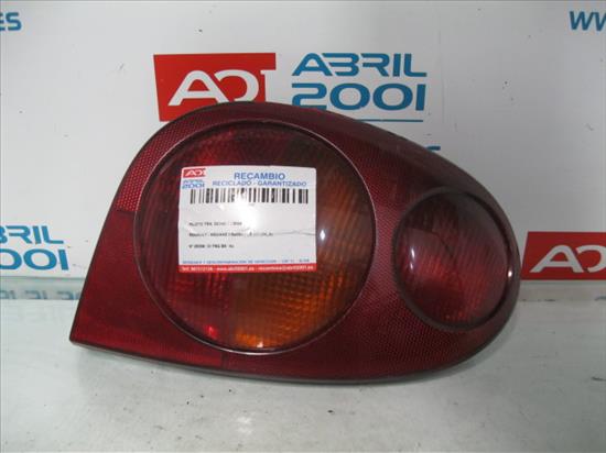 PILOTO TRA. DCHO. Renault megane ii sedán (lm0/1_) 1.9 dCi (LM0G, LM1G, LM2C) D/ F9Q B8 - #Prov# DF9QB8PROV GRIS Bombilla Derecha derecho Faro Lámpara Luz Trasera trasero