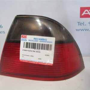 PILOTO TRA. DCHO. Saab 9-5 berlina (->06.2001) 2.0 t B205E GRIS PLATA    Bombilla Derecha derecho Faro Lámpara Luz Trasera trasero