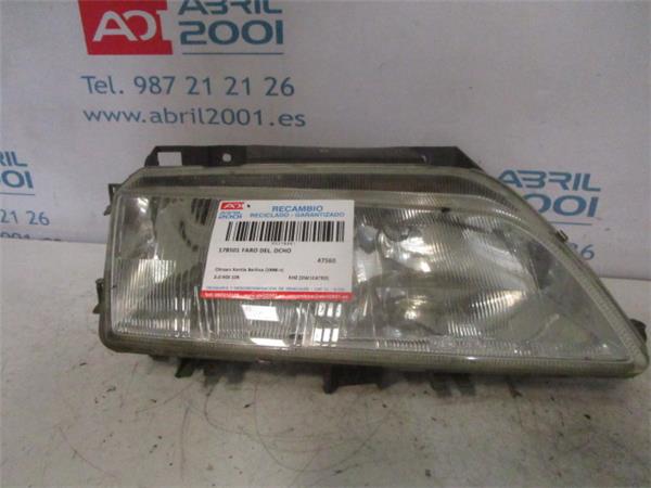 FARO DEL. DCHO Citroen xantia berlina (1998->) 2.0 HDI 109 RHZ (DW10ATED) RHZ(DW10ATED) AZUL Bombillas delanteras Delanteros Derechas Derechos Lámparas luces Luz piloto Pilotos