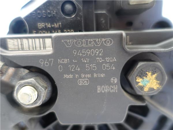 ALTERNADOR Volvo s80 berlina (1998->) 2.4 B 5244 S B5244S 0124515054 124515054 GRIS BOSCH generador - Imagen 3