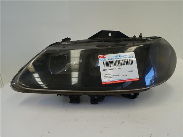 FARO DEL. IZDO. Renault laguna (b56)(1994->) 1.9 dCi (B56W) F9Q 718 F9Q718 14941900L GRIS Bombillas Delanteras delanteros Izquierdas izquierdos Lámparas luces Luz Pilotos
