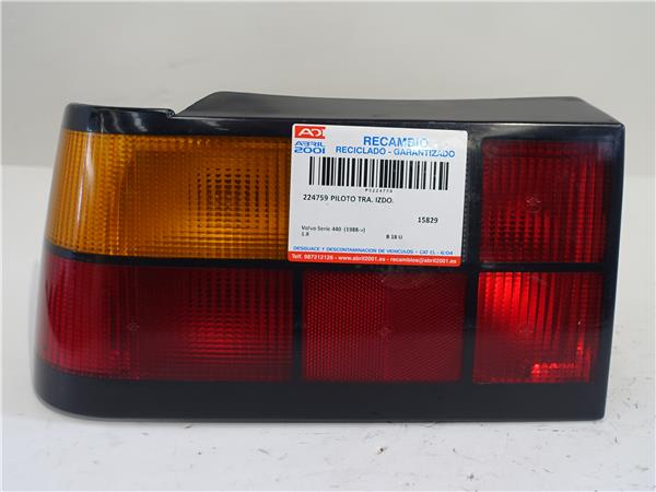 PILOTO TRA. IZDO. Volvo serie 440 (1988->) 1.8 B 18 U B18U GRIS OSCURO Bombilla Faro Izquierdo Lámpara lateral Luz Trasero