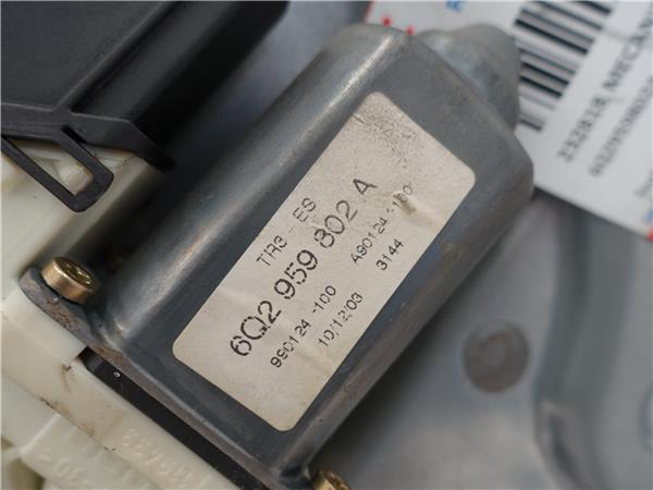 MECANISMO ELEVALUNAS DEL. IZDO. Seat ibiza (6l1)(04.2002->) 1.9 SDI ASY 6Q2959802A NEGRO Delanteras delanteros Izquierdas izquierdos motor - Imagen 3