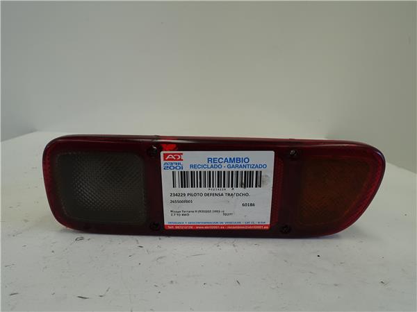 PILOTO DEFENSA TRA. DCHO. Nissan terrano ii (r20)(02.1993->) 2.7 TD 4WD TD27T 265500F001 AZUL