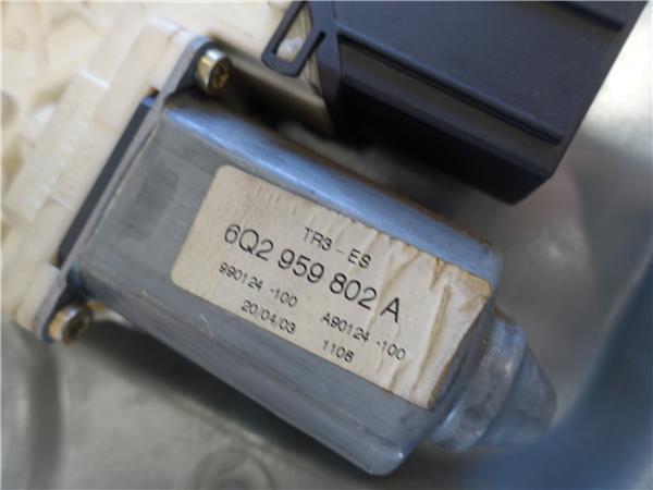 MECANISMO ELEVALUNAS DEL. IZDO. Seat ibiza (6l1)(04.2002->) 1.4 16V BBY 6Q2 959 802 A 6Q2959802A AZUL Delanteras delanteros Izquierdas izquierdos motor GRZ - Imagen 3