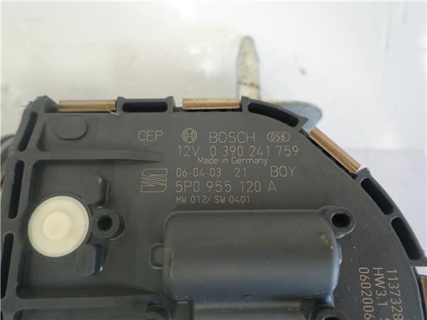 MOTOR LIMPIAPARABRISAS DEL. Seat toledo (5p2)(09.2004->) 1.9 TDI BXE 0390241759 390241759 GRIS VERDOSO Delanteras delanteros HNV - Imagen 3