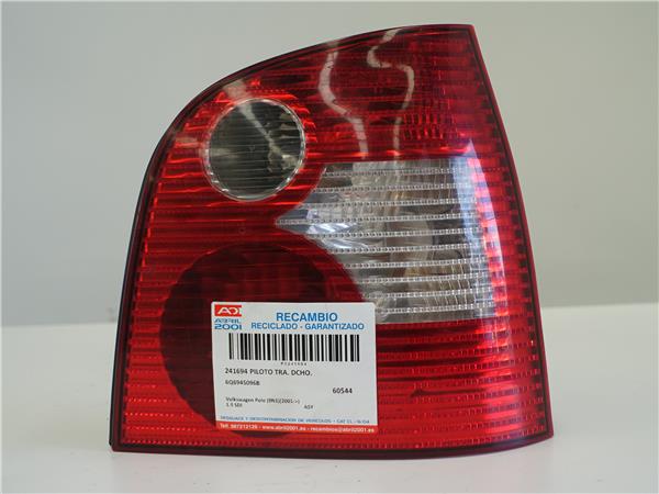 PILOTO TRA. DCHO. Volkswagen polo iv (9n1)(11.2001->) 1.9 SDI ASY 6Q6945096B ROJO Bombilla Derecha derecho Faro Lámpara Luz Trasera trasero GEP