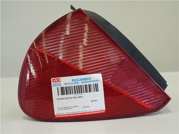 PILOTO TRA. IZDO. Lancia lybra berlina (1999->) 1.9 JTD (839AXD1A) AR 32302 AR32302 VERDE Bombilla Faro Izquierdo Lámpara lateral Luz Trasero