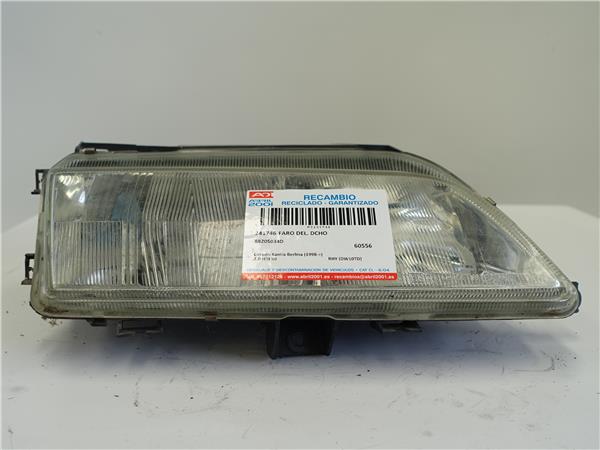 FARO DEL. DCHO Citroen xantia berlina (1998->) 2.0 HDI 90 RHY (DW10TD) RHY(DW10TD) 88205034D GRIS Bombillas delanteras Delanteros Derechas Derechos Lámparas luces Luz piloto Pilotos 20TD65