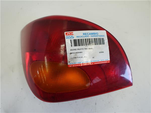 PILOTO TRA. IZDO. Ford fiesta iv (ja_, jb_) 1.3 i J4C 96FG13N004BA AZUL Bombilla Faro Izquierdo Lámpara lateral Luz Trasero