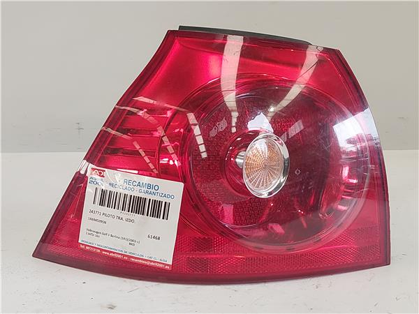 PILOTO TRA. IZDO. Volkswagen golf v (1k1)(2003->) 2.0 TDI 16V BKD 1K6945095N AZUL Bombilla Faro Izquierdo Lámpara lateral Luz Trasero JLU