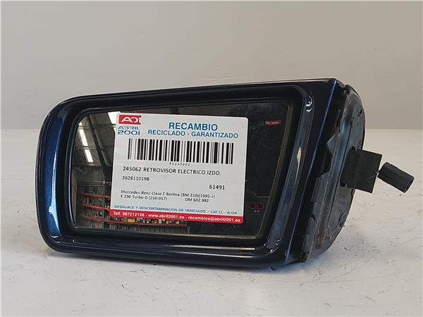 RETROVISOR ELECTRICO IZDO. Mercedes-Benz clase e (bm 210) berlina (05.1995->) E 290 Turbo-D (210.017) OM 602.982 OM602982 2028110198 AZUL OSCURO Espejo Izquierdo 717.466