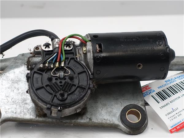 MOTOR LIMPIAPARABRISAS DEL. Citroen xantia berlina (1998->) 2.0 HDI 109 RHZ (DW10ATED) RHZ(DW10ATED) 0390241337 390241337 GRIS Delanteras delanteros - Imagen 2