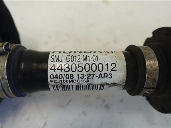 PALIER DEL. DCHO. Honda civic viii hatchback (fn, fk) 2.2 CTDi N22A2 4430500012 NEGRO cardan Delantero Derecho trasmision - Imagen 3