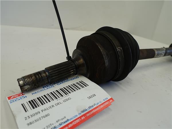 PALIER DEL. IZDO. Peugeot 207+ - #prov# 1.4 HDI 50 KW - #Prov# 8H01 - #Prov# 8H01PROV 9803027680 GRIS Delantera Izquierdo - Imagen 2