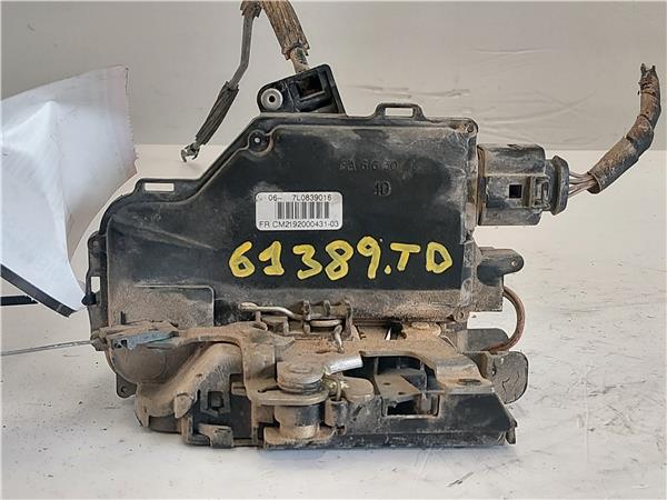 CERRADURA TRA DCHA Seat toledo (5p2)(09.2004->) 1.9 TDI BJB 7L0839016 GRIS GQQ