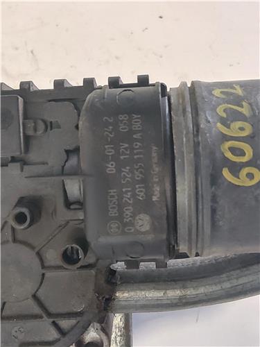 MOTOR LIMPIAPARABRISAS DEL. Volkswagen polo iv (9n1)(11.2001->) 1.4 TDI BNM 601955119 NEGRO Delanteras delanteros HCS - Imagen 3