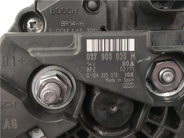 ALTERNADOR Seat ibiza berlina (6j5)(06.2008->) 1.4 CGGB 037903025M 37903025M BLANCO generador LVE - Imagen 3