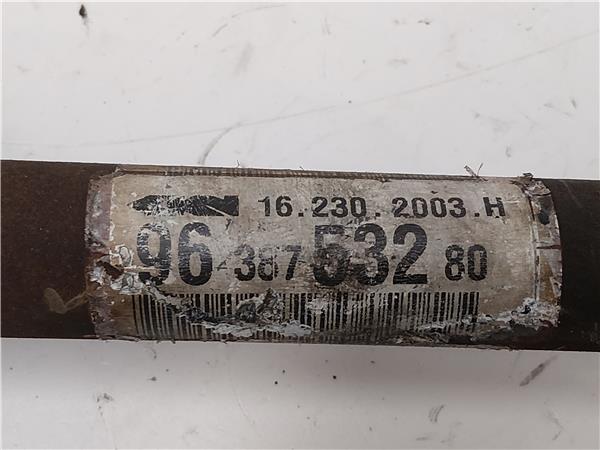 PALIER DEL. IZDO. Peugeot 206 (1998->) 1.4 i KFW (TU3JP) KFW(TU3JP) 9638753280 AZUL Delantera Izquierdo 20CP81 - Imagen 4