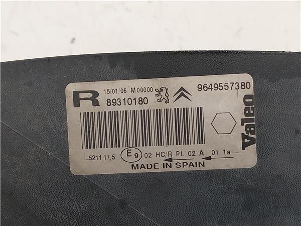 FARO DEL. DCHO Citroen xsara picasso (1999->) 1.6 HDi 9HX (DV6ATED4) 9HX(DV6ATED4) 9649557380 GRIS Bombillas delanteras Delanteros Derechas Derechos Lámparas luces Luz piloto Pilotos 20DP29 - Imagen 3