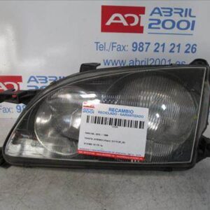 FARO DEL. IZDO. Toyota avensis monovolumen (t22)(1998->) 2.0 TD Terra [2,0 Ltr. - 66 kW Turbodiesel CAT] 2C-TE 2CTE BLANCO    Bombillas Delanteras delanteros Izquierdas izquierdos Lámparas luces Luz Pilotos