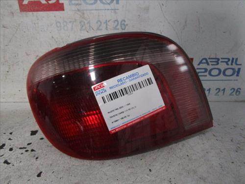 PILOTO TRA. IZDO. Toyota yaris (ncp1/nlp1/scp1)(1999->) 1.0 16V 1SZ-FE 1SZFE PLATA Bombilla Faro Izquierdo Lámpara lateral Luz Trasero