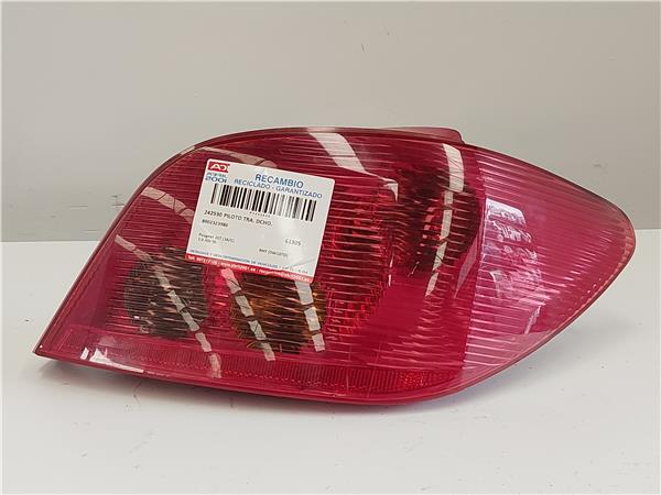 PILOTO TRA. DCHO. Peugeot 307 (3a/c) 2.0 HDi 90 RHY (DW10TD) RHY(DW10TD) 8902323980 NEGRO Bombilla Derecha derecho Faro Lámpara Luz Trasera trasero 20DL5K