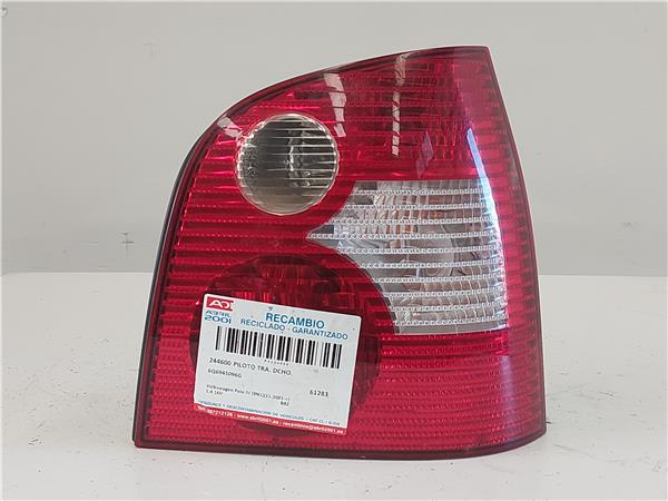 PILOTO TRA. DCHO. Volkswagen polo iv (9n1)(11.2001->) 1.4 16V BBZ 6Q6945096G ROJO Bombilla Derecha derecho Faro Lámpara Luz Trasera trasero GRY