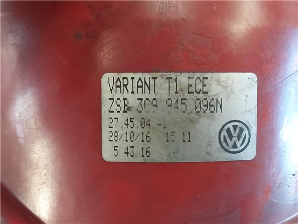 PILOTO TRA. DCHO. Volkswagen passat berlina (3c2)(2005->) 2.0 TDI 16V BKP 3C9945096N GRIS Bombilla Derecha derecho Faro Lámpara Luz Trasera trasero HDV - Imagen 3