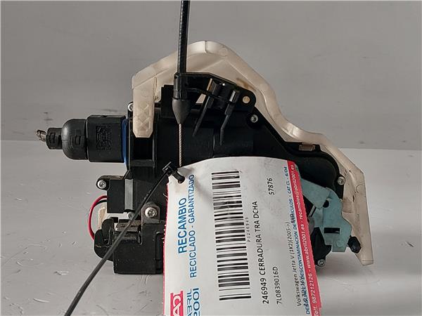 CERRADURA TRA DCHA Volkswagen jetta v (1k2)(2005->) 2.0 TDI 16V BKD 7L0839016D GRIS - Imagen 2