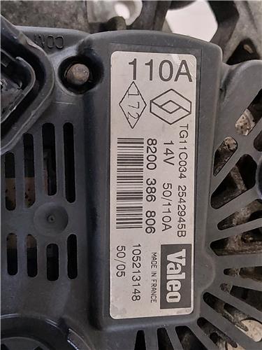 ALTERNADOR Renault clio ii fase i (b/cb0)(1998->) 1.5 D K9K 714 K9K714 82003868206 AZUL generador - Imagen 3