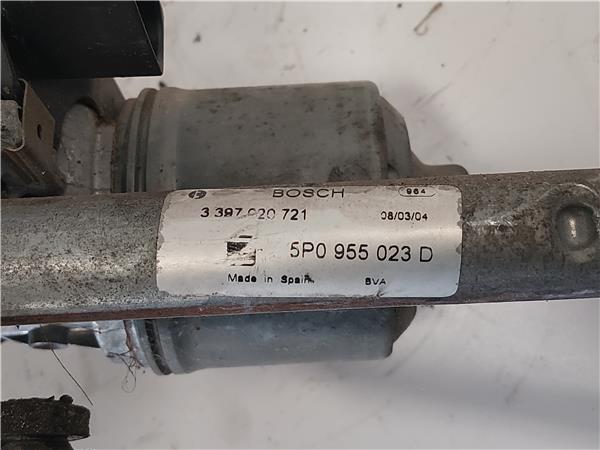 MOTOR LIMPIAPARABRISAS DEL. Seat altea (5p1)(03.2004->) 2.0 TDI 16V BKD 5P0955023D ROJO Delanteras delanteros GRF - Imagen 3