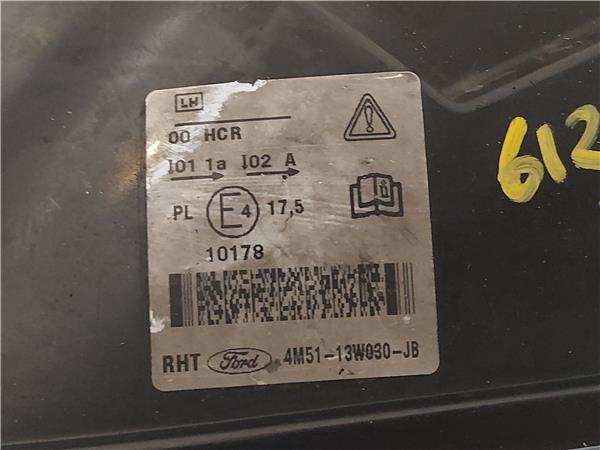 FARO DEL. IZDO. Ford focus ii (da_) 1.6 TDCi G8DA 4M51-13W030-JB 4M5113W030JB AZUL Bombillas Delanteras delanteros Izquierdas izquierdos Lámparas luces Luz Pilotos - Imagen 3