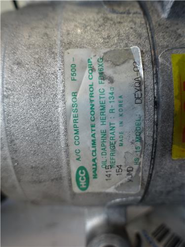 COMPRESOR AIRE ACOND. Hyundai accent (lc)(2000->) 1.5 CRDi D3-EA D3EA FD46XG HCC GRIS PLATA Acondicionado - Imagen 3