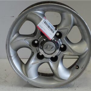 LLANTA DE ALUMINIO Hyundai terracan (hp)(2001->) 2.9 CRDi 4WD J3 7 J x16 7JX16 GRIS Y NEGRO