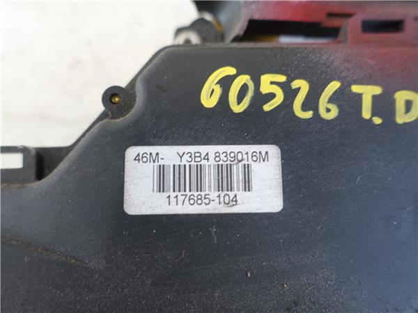 CERRADURA TRA DCHA Seat leon (1m1)(11.1999->) 1.9 TDI AXR Y3B4839016M ROJO EUH - Imagen 3