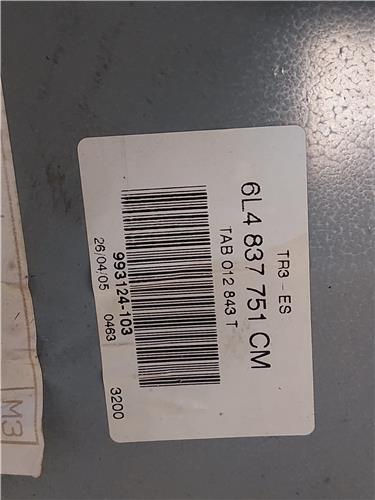 MECANISMO ELEVALUNAS DEL. IZDO. Seat cordoba berlina (6l2)(09.2002->) 1.4 16V BBZ 993124-103 993124103 GRIS Delanteras delanteros Izquierdas izquierdos motor GRY - Imagen 3