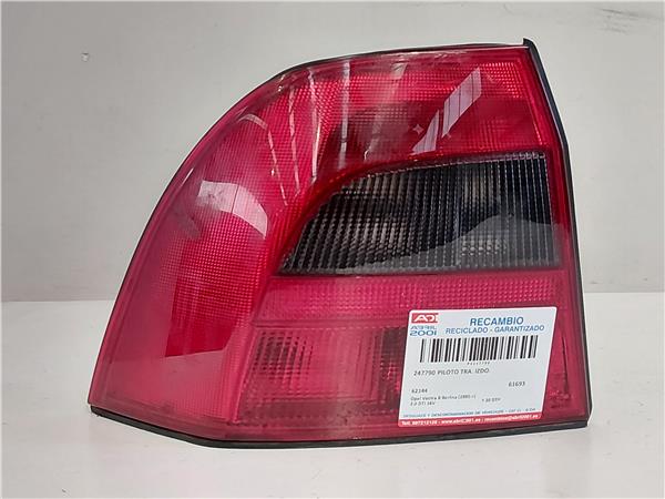 PILOTO TRA. IZDO. Opel vectra b berlina (1995->) 2.0 DTI 16V Y 20 DTH Y20DTH 62144 GRIS Bombilla Faro Izquierdo Lámpara lateral Luz Trasero