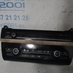 MANDOS CLIMATIZADOR BMW serie 5 berlina (f10)(2010->) 2.0 520d [2,0 Ltr. - 135 kW Turbodiesel] N47 D20 - #Prov# N47D20PROV 9236478-01 923647801 NEGRO    acondicionado aire calefaccion
