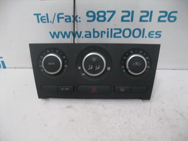 MANDOS CLIMATIZADOR Saab 9-3 berlina (2003->) 1.9 TTiD D-Z19DTR - #Prov# DZ19DTRPROV 12772891 NEGRO acondicionado aire calefaccion