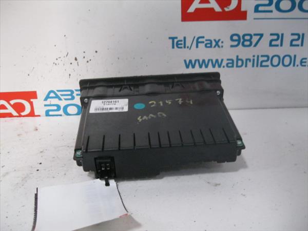 MANDOS CLIMATIZADOR Saab 9-5 berlina (->06.2001) 1.9 TiD Z 19 DTH Z19DTH 12768161 F19170 PLATA acondicionado aire calefaccion - Imagen 2