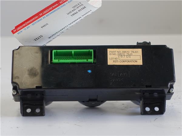 MANDOS CLIMATIZADOR Suzuki sx4 (gy) 1.9 DDiS D19AA 39510-79J01 3951079J01 NEGRO BOSCH acondicionado aire calefaccion - Imagen 2