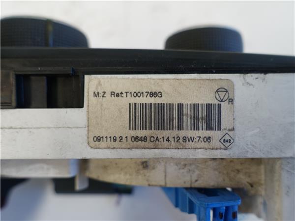 MANDOS CLIMATIZADOR Renault megane iii fastback (bz0_) 1.5 dCi D/ K9K F8 - #Prov# DK9KF8PROV T1001786G BLANCO acondicionado aire calefaccion - Imagen 3