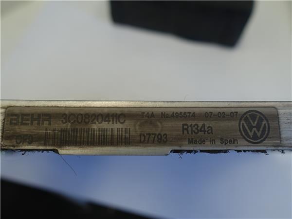 RADIADOR AIRE ACONDICIONADO Volkswagen passat berlina (3c2)(2005->) 2.0 TDI 16V BKP 3C0820411C NEGRO Acondicionado condensador - Imagen 3