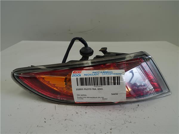 PILOTO TRA. IZDO. Honda civic viii hatchback (fn, fk) 2.2 CTDi N22A2 220-16721L 22016721L GRIS Bombilla Faro Izquierdo Lámpara lateral Luz Trasero