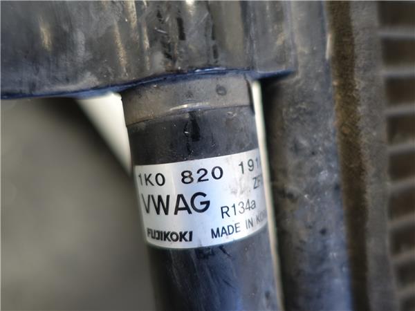 RADIADOR AIRE ACONDICIONADO Volkswagen golf v plus (5m1)(2005->) 1.9 TDI BKC 1K0820411G NEGRO Acondicionado condensador HNV - Imagen 3