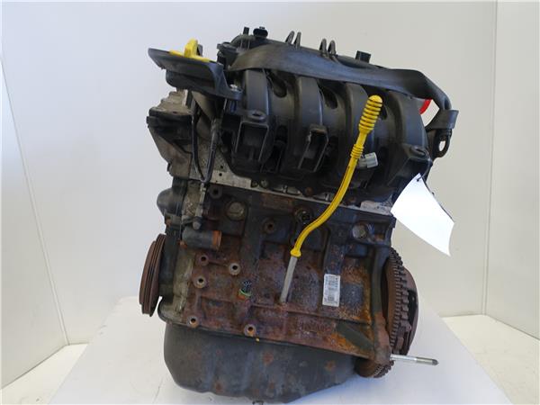 MOTOR COMPLETO Renault clio ii fase i (b/cb0)(1998->) 1.2 16V (B/CB05) D4F 722 D4F722 D4FG722 NEGRO BLOQUE core usado - Imagen 2