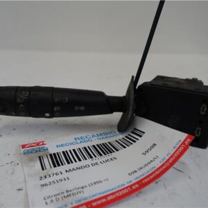 MANDO DE LUCES Citroen berlingo (1996->) 1.9 D (MFDJY) D9B (XUD9A/L) D9B(XUD9AL) 96251931 GRIS    COM 2000 COM2000 MANDO 20TD18