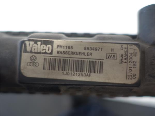 RADIADOR Seat leon (1m1)(11.1999->) 1.9 TDI ASZ 1J0121253AP NEGRO agua gasoil RADIADOR DE AGUA FMH - Imagen 3