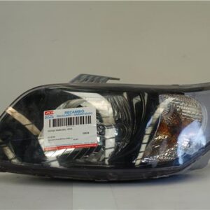FARO DEL. IZDO. Chevrolet aveo berlina (2006->) 1.2 B12D1 E132705 NEGRO    Bombillas Delanteras delanteros Izquierdas izquierdos Lámparas luces Luz Pilotos